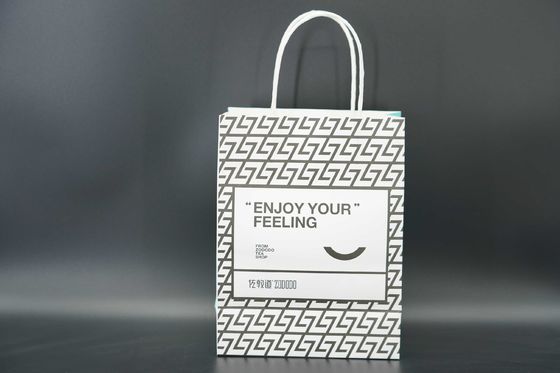 Twisted Handle Paper Bags Custom Recyclable Kraft Paper Gift Bags