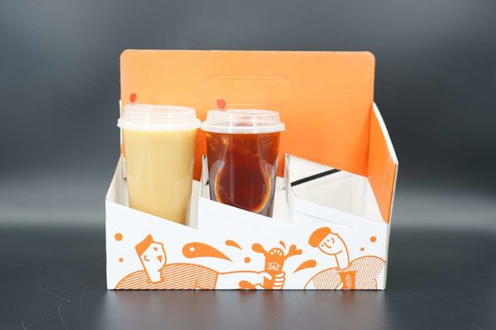 High Quality Factory Customized Cardboard Kraft Holder 2 4 6 Pack Beverages Carrier Holder Box Corrugated Cardboard