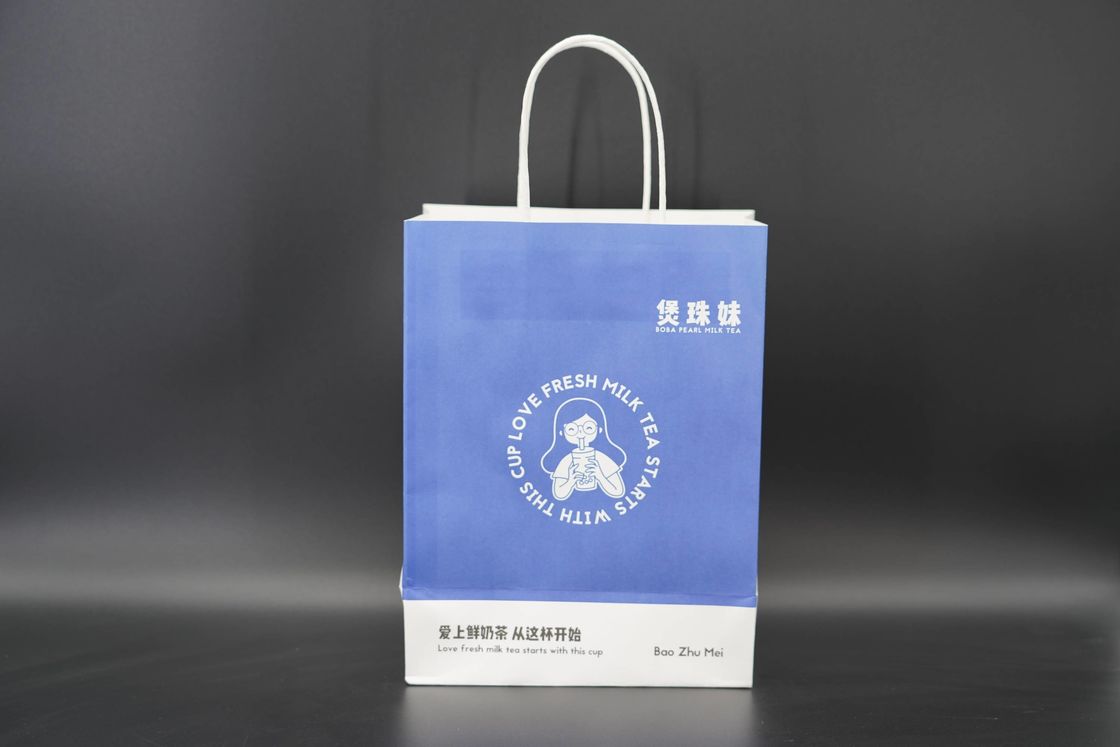 Premium Custom Paper Gift Bags Recycled Printed Paper Bags With Logo