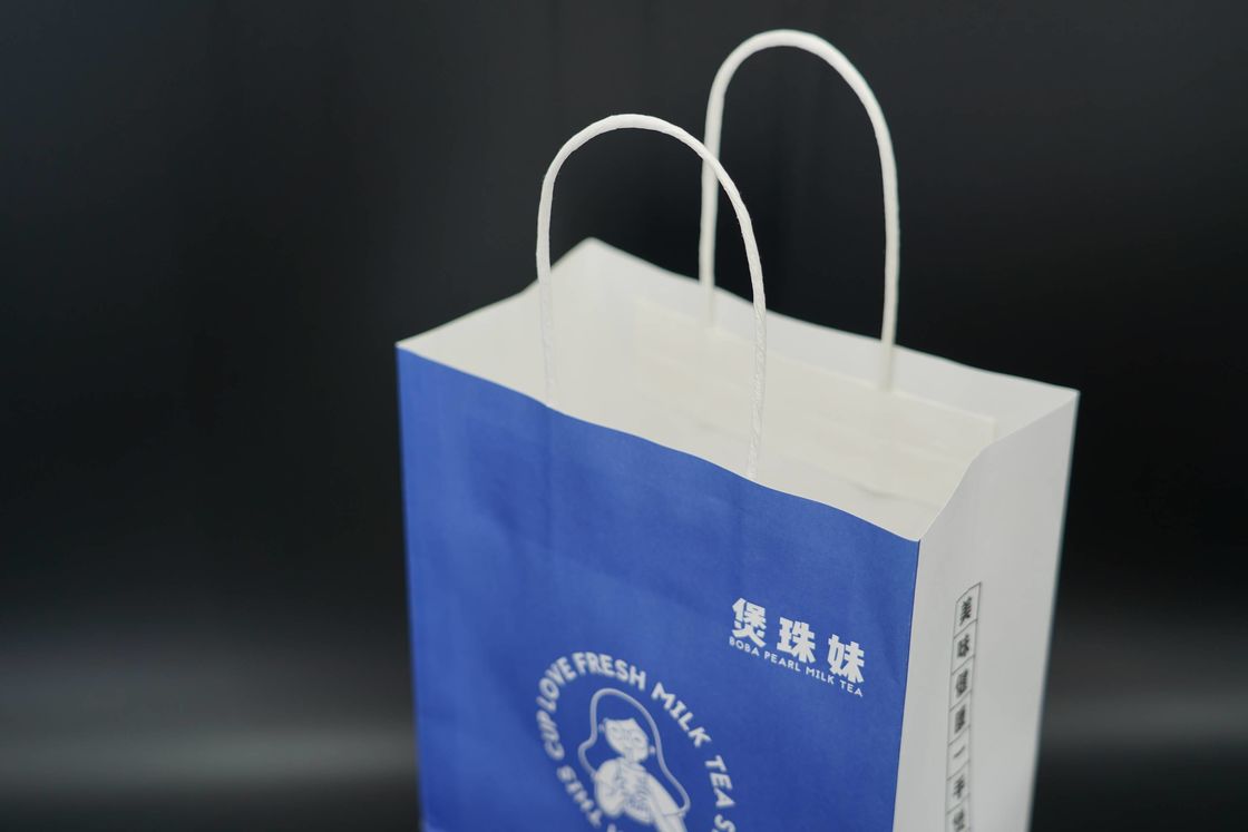 Premium Custom Paper Gift Bags Recycled Printed Paper Bags With Logo
