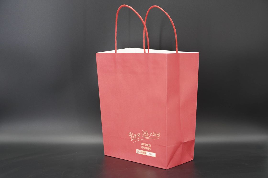 Printing Custom Kraft Bags With Logo Recyclable Eco-friendly
