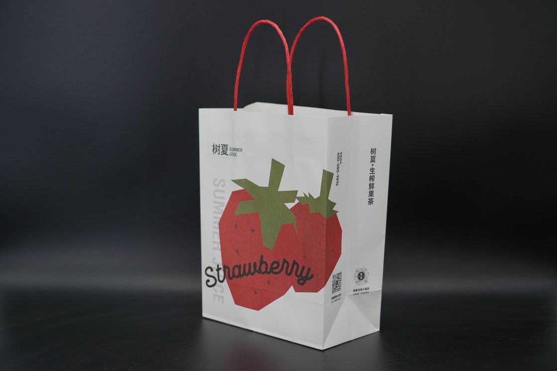 Discounted Custom Retail Paper Bags White Printing Cardboard Shopping Bags