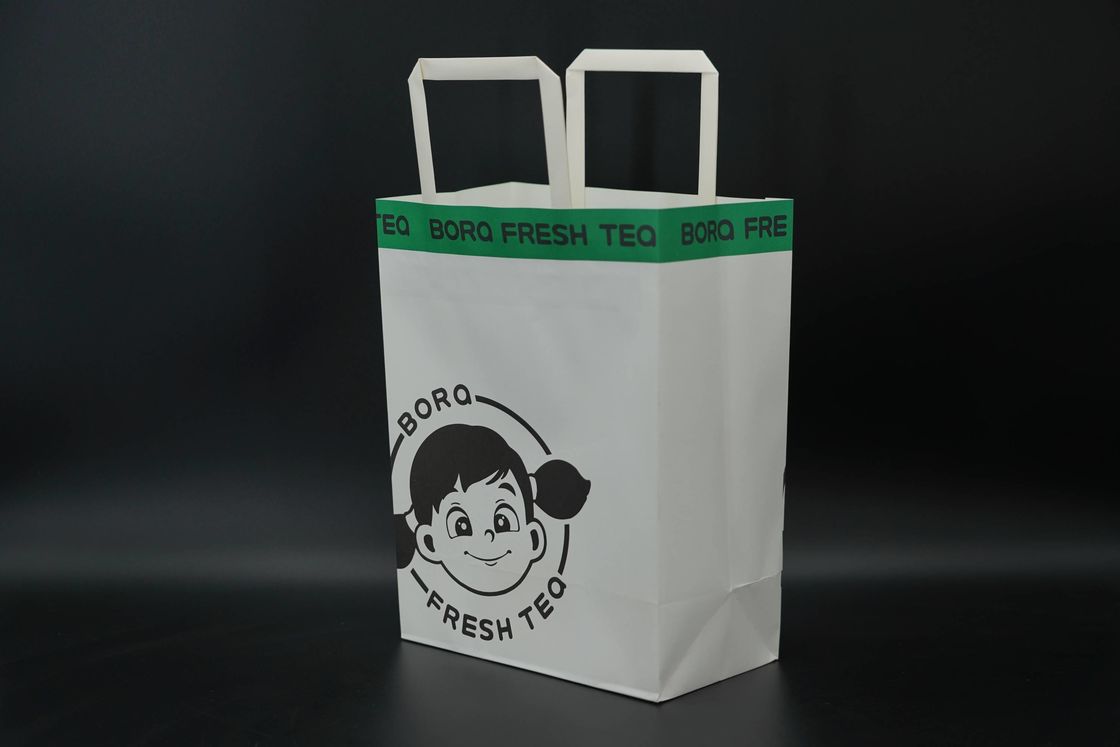 Cartoon Pattern Eco Paper Bags Lightweight Biodegradable Paper Bags