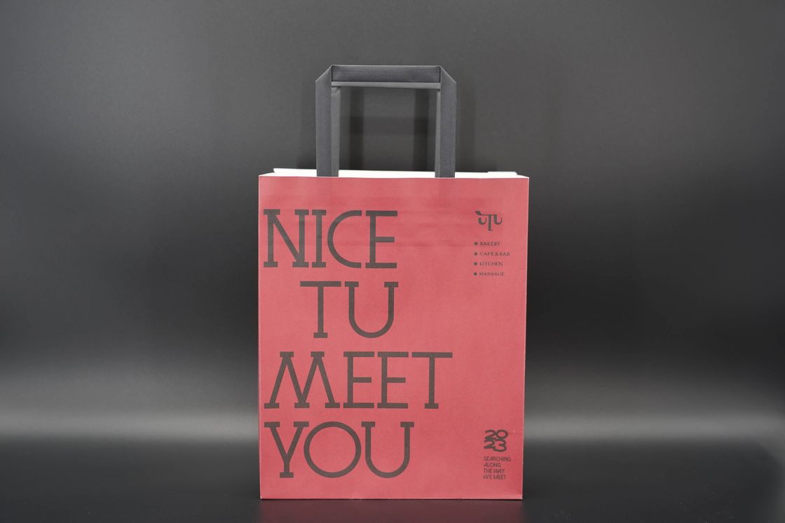 Versatile Paper Packing Bag Eco Lightweight Kraft Takeaway Bag