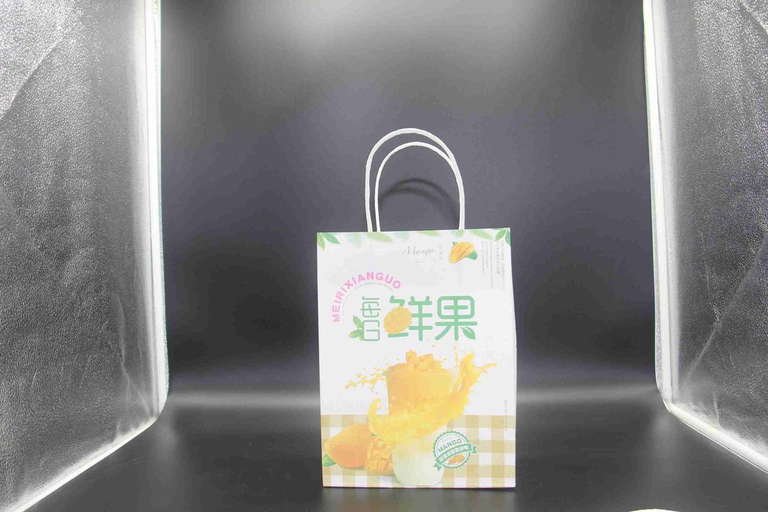 High Quality Milk Tea Takeaway Bags Customized Paper Gift Bags With Own Badge