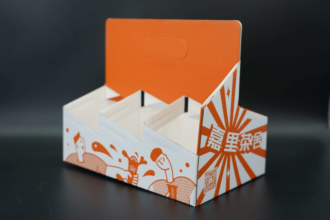 High Quality Factory Customized Cardboard Kraft Holder 2 4 6 Pack Beverages Carrier Holder Box Corrugated Cardboard