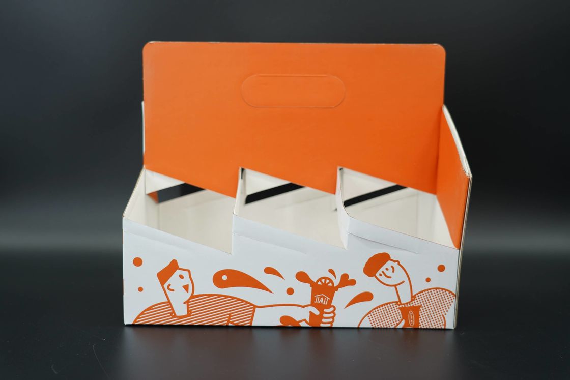 High Quality Factory Customized Cardboard Kraft Holder 2 4 6 Pack Beverages Carrier Holder Box Corrugated Cardboard