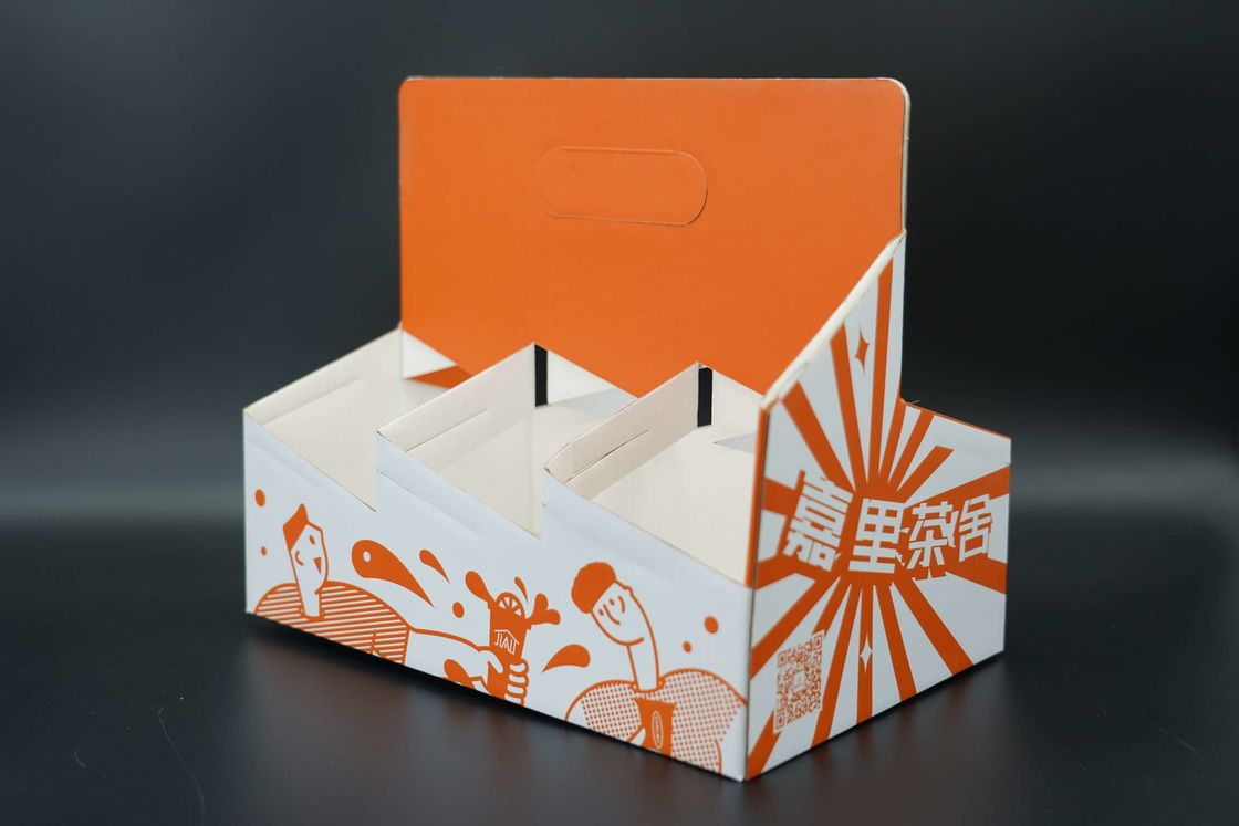 High Quality Factory Customized Cardboard Kraft Holder 2 4 6 Pack Beverages Carrier Holder Box Corrugated Cardboard