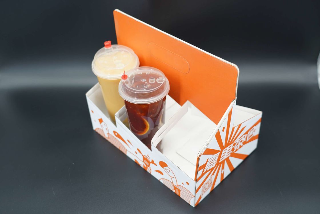 High Quality Factory Customized Cardboard Kraft Holder 2 4 6 Pack Beverages Carrier Holder Box Corrugated Cardboard
