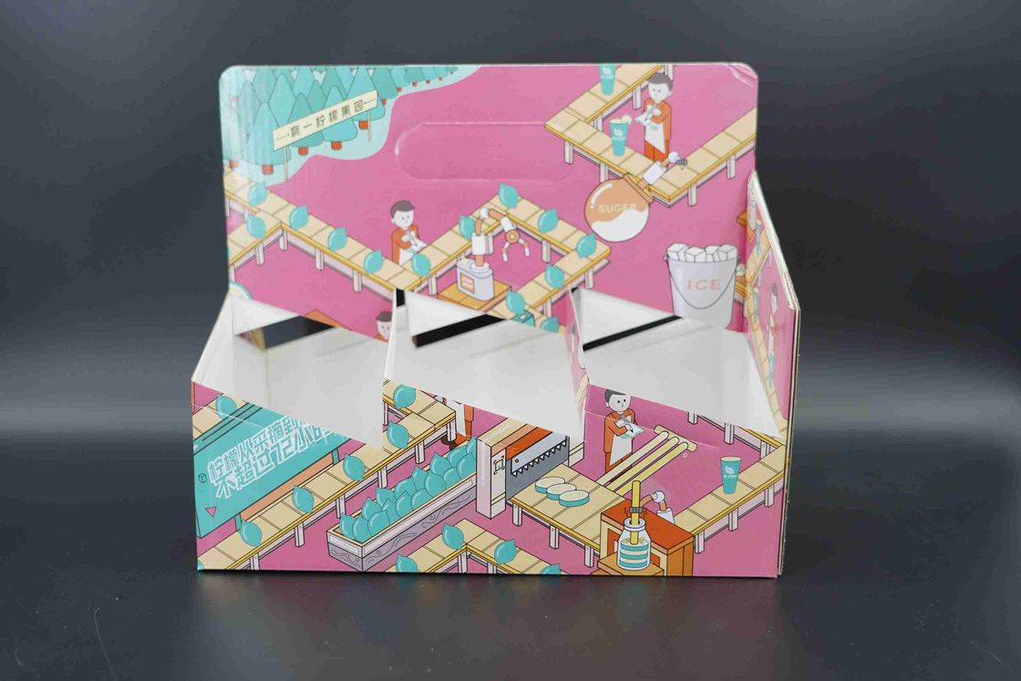 Factory Direct Custom Cardboard Kraft Paper Holder 2 4 6 Packaging Beverage Carrier Holder Box Corrugated Board