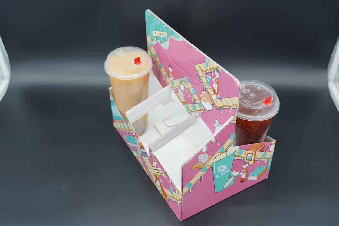 Factory Direct Custom Cardboard Kraft Paper Holder 2 4 6 Packaging Beverage Carrier Holder Box Corrugated Board