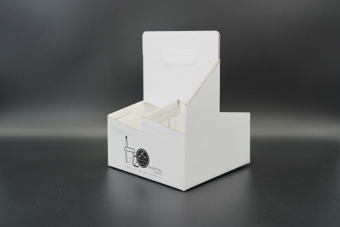 Custom coffee paper cup tray Disposable cup drink tray