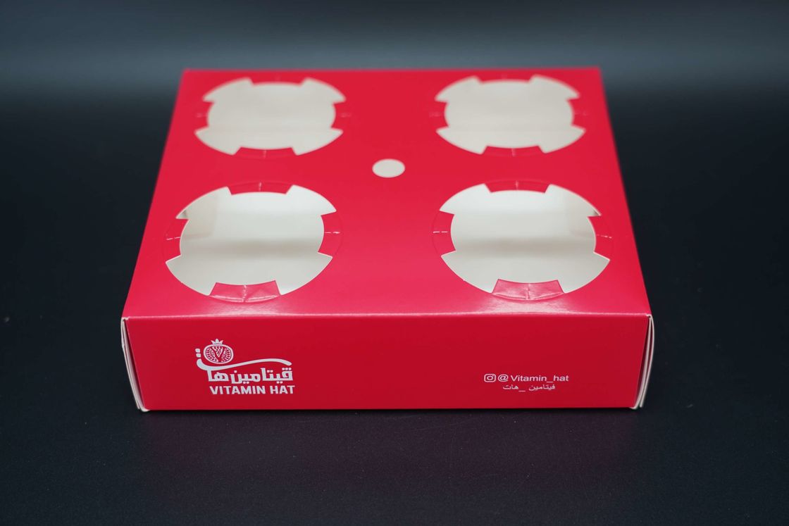 China Disposable Take-out Pulp Fiber Cup Carrier 4 Cup Holder Tray Pulp Molded Fiber 4 Cup Drink Carrier