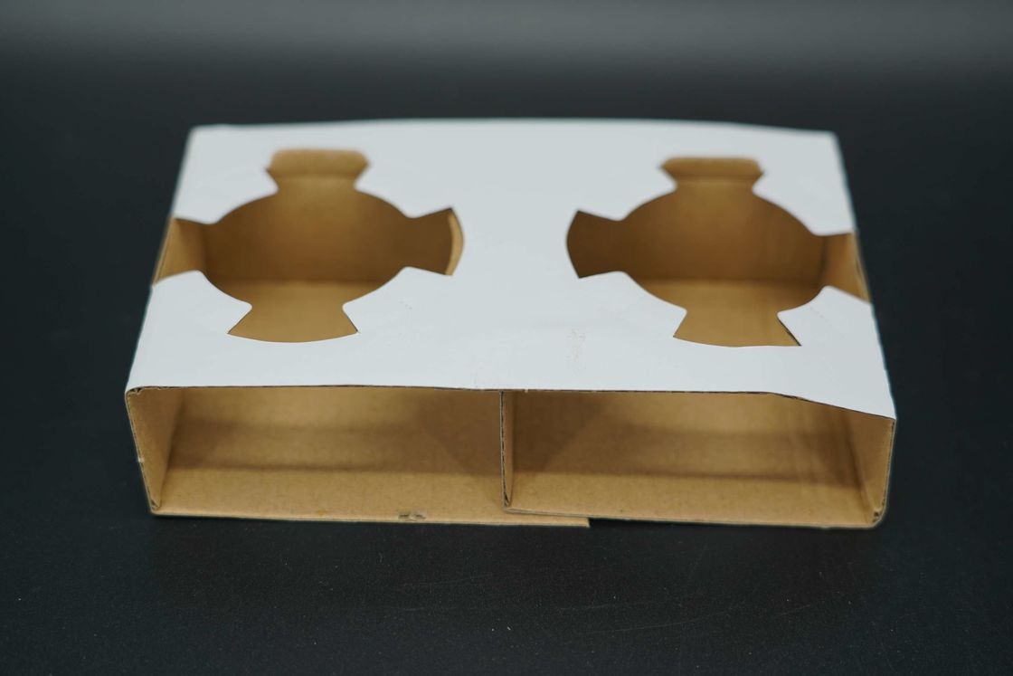 New Disposable Coffee Takeout Holder Cafe Milk Restaurant Packing Tools Holders Take Away Paper Cup Holder Tray