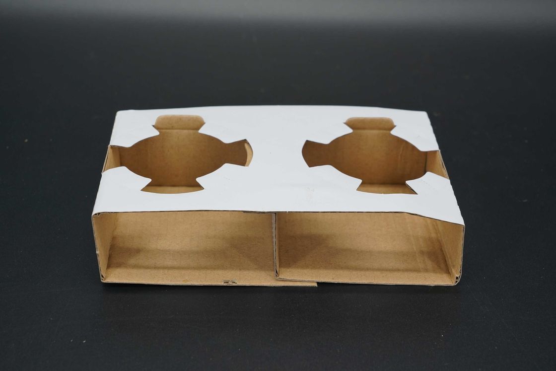 New Disposable Coffee Takeout Holder Cafe Milk Restaurant Packing Tools Holders Take Away Paper Cup Holder Tray