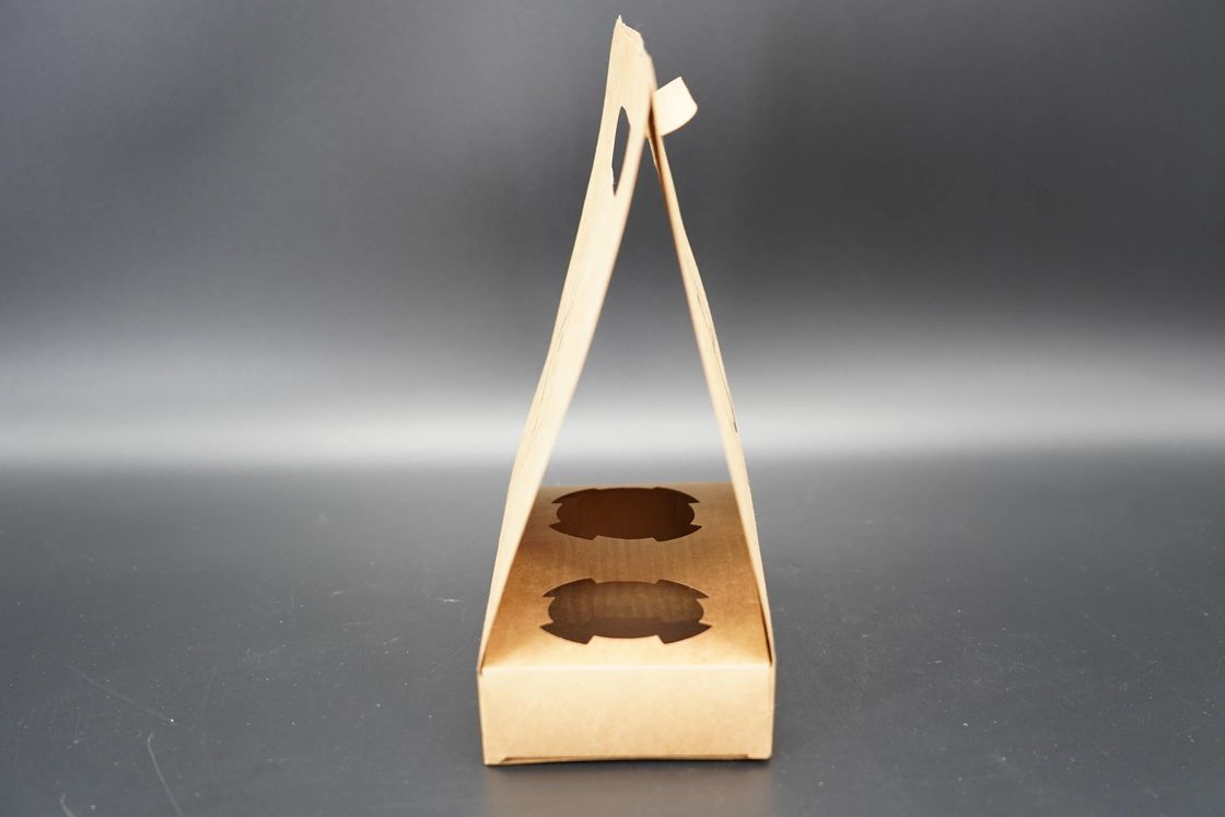 New Design Disposable 4 Cup Carrier Take Away Cardboard Paper Cup Holders With Custom Print