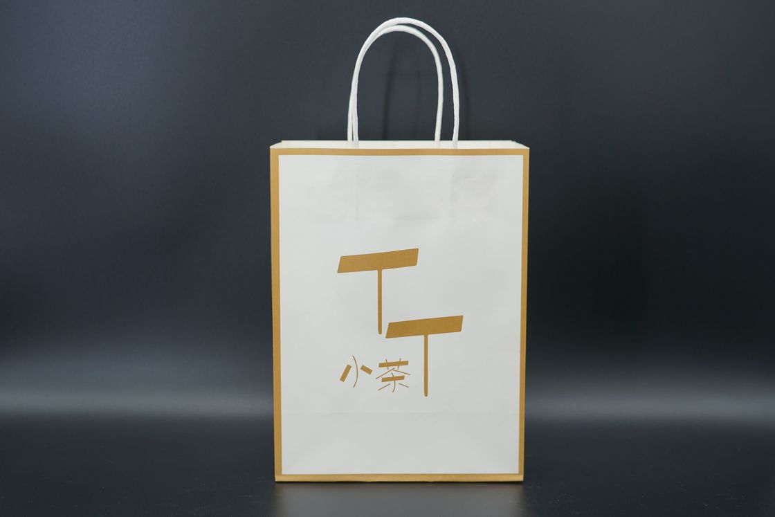 High Quality Custom Logo Brand Name Printing Colorful Kraft Paper Shopping Bags Sweet Food Paper Gift Bags With Handle