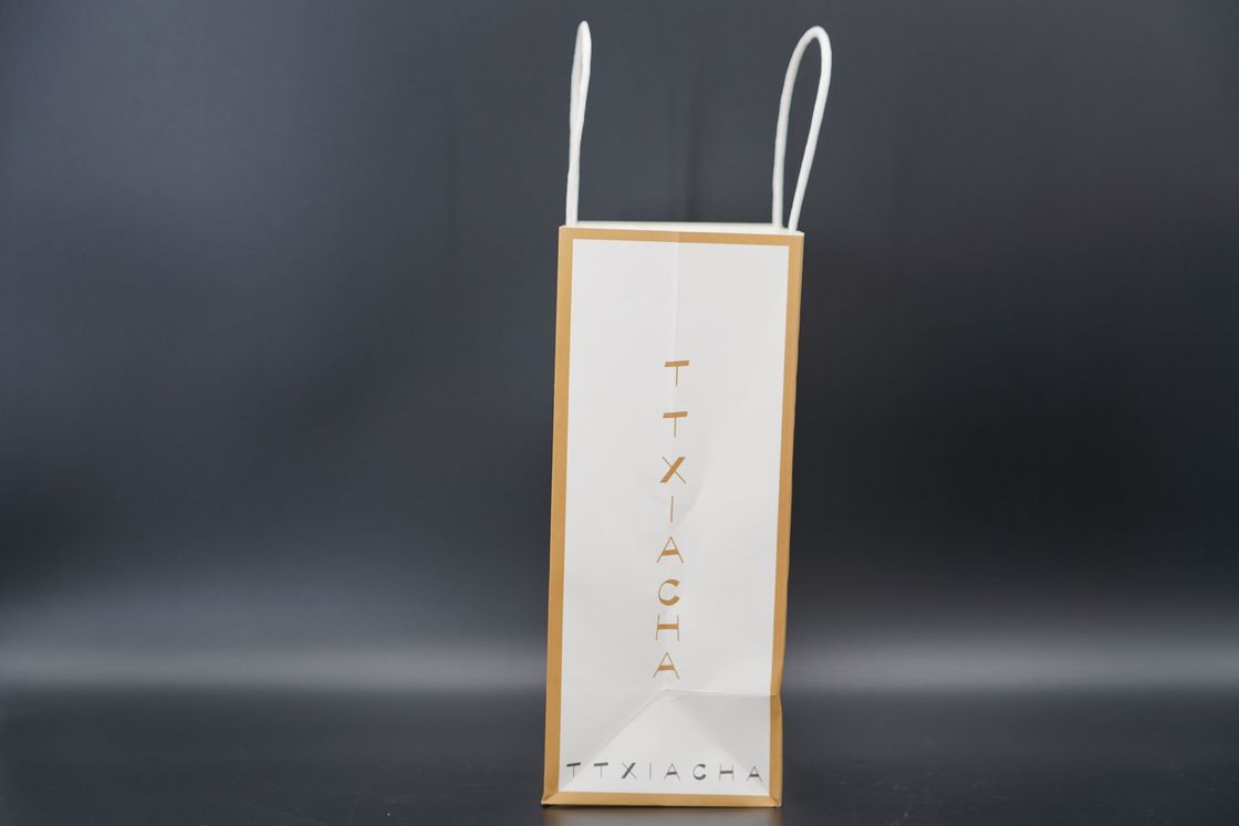 High Quality Custom Logo Brand Name Printing Colorful Kraft Paper Shopping Bags Sweet Food Paper Gift Bags With Handle