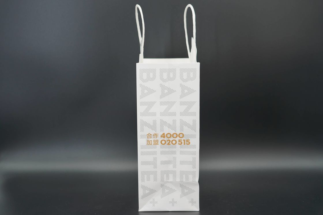 Custom Recycled Paper Printed Shopping Bag Packaging Gift Shopping Paper Bags