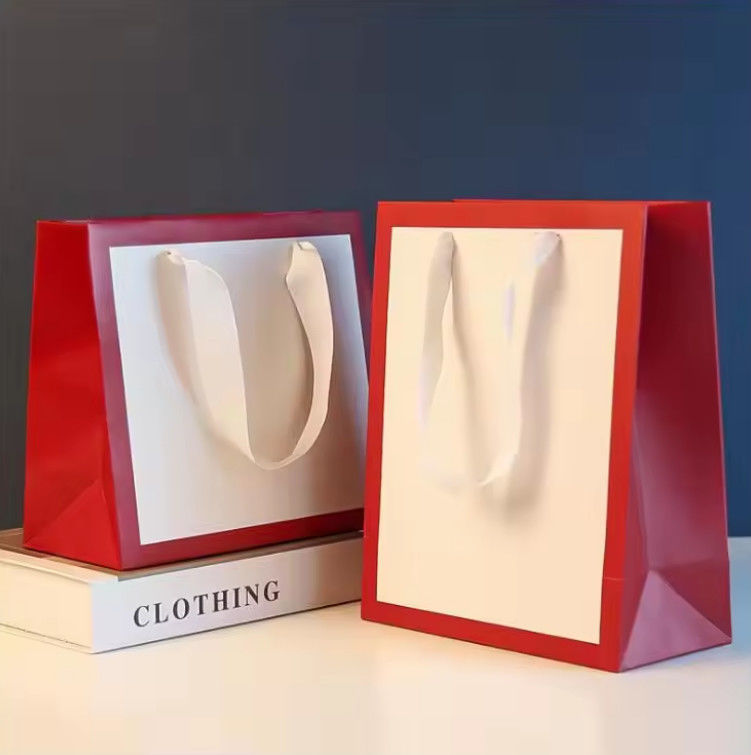 Custom Paper Bag And Kraft Paper Bag Bread Packaging And Chicken Take Away Bags Food Package Disposable CMYK Flexo Print