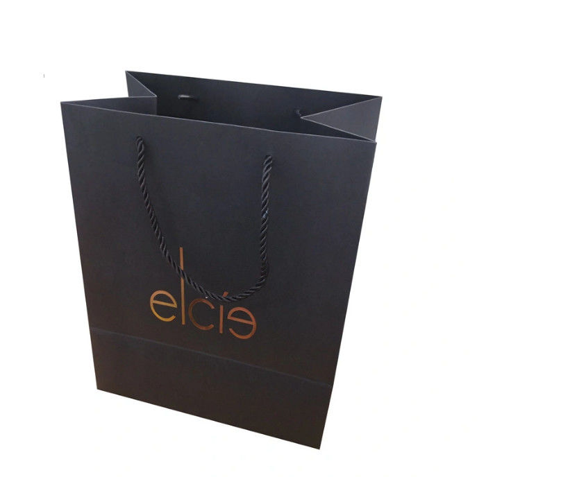 Custom Printed Shopping Paper Gift Bag Luxury Gift Paper Bag With Logo