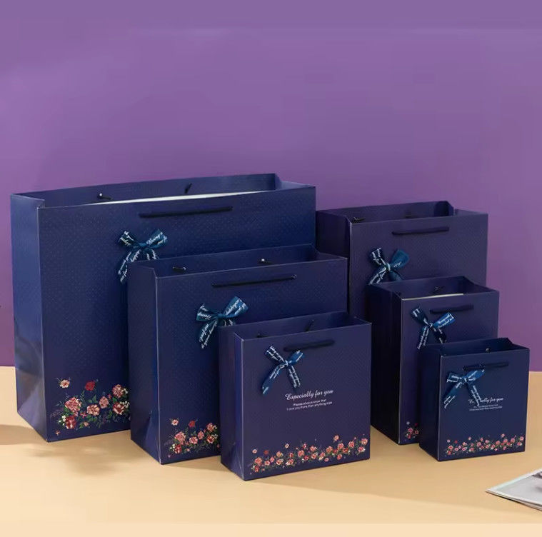 Wholesale Custom Party Gift Bags With Logo Shopping Bag Hard Paper Bag